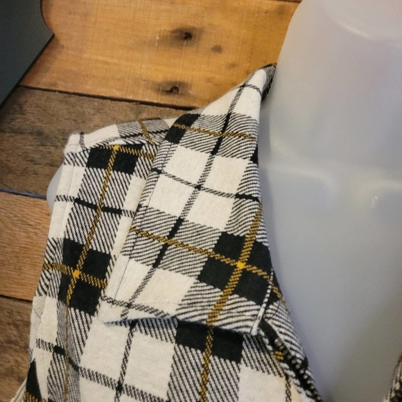 SALE-Christopher & Banks women's plaid cottage grandma zippered vest size large - Picture 3 of 11